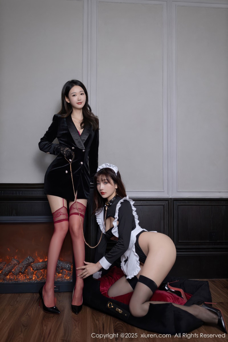 [XIUREN秀人网] 2025.09.30 NO.10837 陆萱萱 唐安琪 性感调教主题拍摄